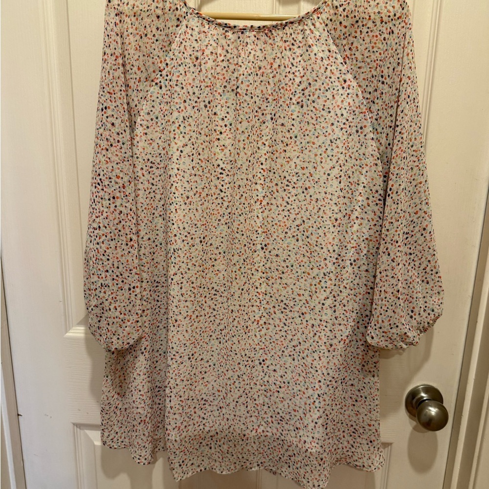 Molly & Isadora Brand Women's colorful Top, Sheer, Size 2XL - Picture 8 of 10